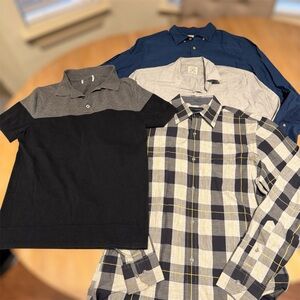 Banana Republic, J. Crew and more, Button Down Dress Shirts Mens Size Small Lot